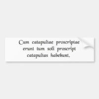 Quand des catapultes sont proscrites .......