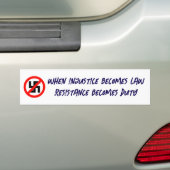 Autocollant De Voiture Quand l'injustice devient loi (En voiture)