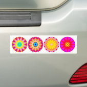 Autocollant De Voiture Quatre mandalas de fractale (En voiture)