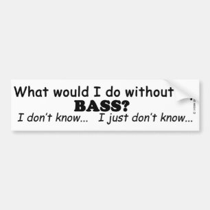 Autocollant De Voiture Que ferais-je, Bass