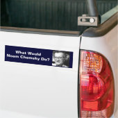 Autocollant De Voiture Que Noam Chomsky ferait-il ? (Sur camion)