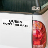 Autocollant De Voiture Queen Don't Tailgate (Sur camion)