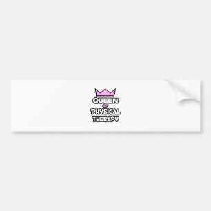 Autocollant De Voiture Queen of Physical Therapy