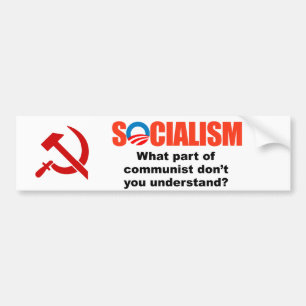 Autocollant De Voiture Quelle partie de communiste vous ne comprennent