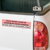 Autocollant De Voiture Quelque chose pour le progrès social (Sur camion)
