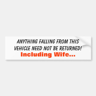 Autocollant De Voiture Quelque chose qui tombe de ce véhicule n'a pas