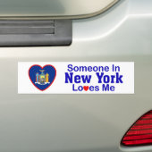 Autocollant De Voiture Quelqu'un à New York m'aime (En voiture)