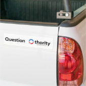 Autocollant De Voiture Question Othority (Sur camion)