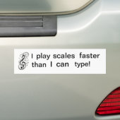 Autocollant De Voiture Questions de musicien (En voiture)