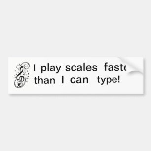 Autocollant De Voiture Questions de musicien