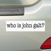 Autocollant De Voiture qui est galt de John ? (En voiture)