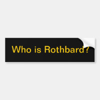Qui est Rothbard ?