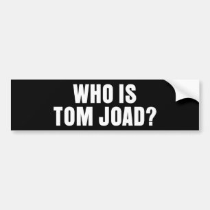 Autocollant De Voiture Qui Est Tom Joad ? -Auto-collants pour voiture