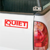 Autocollant De Voiture Quiet Stamp (Sur camion)