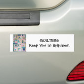 Autocollant De Voiture Quilters vous maintiennent dans les points ! (En voiture)