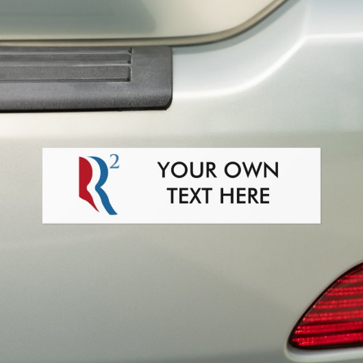 Autocollant De Voiture R CARRÉ - ROMNEY RYAN 2012.png (En voiture)