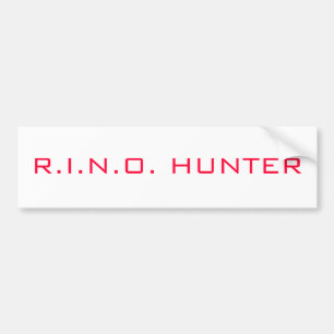 AUTOCOLLANT DE VOITURE R.I.N.O. CHASSEUR