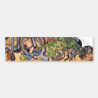 Autocollant De Voiture Racines et troncs d'arbre (F816)Van Gogh Fine Art