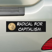 Autocollant De Voiture Radical pour le capitalisme (En voiture)