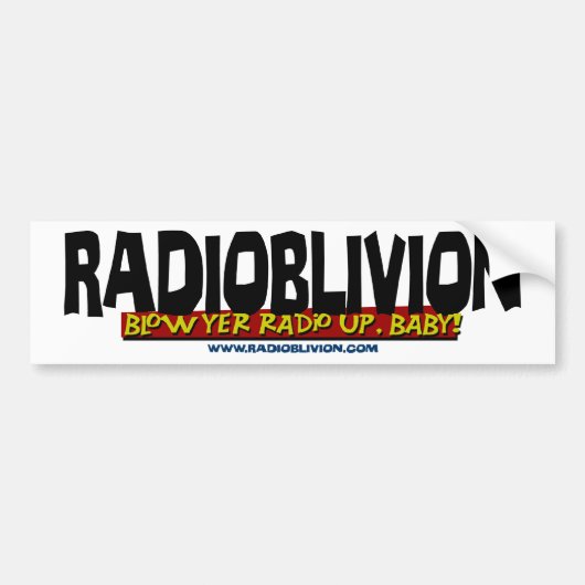 Autocollant De Voiture RadiOblivion - explosion (Devant)