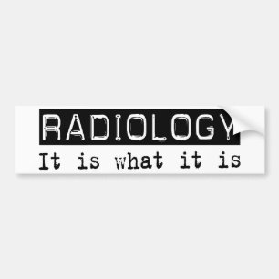 Autocollant De Voiture Radiologie il est
