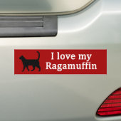 Autocollant De Voiture Ragamuffin Love (En voiture)