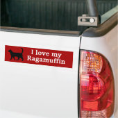Autocollant De Voiture Ragamuffin Love (Sur camion)