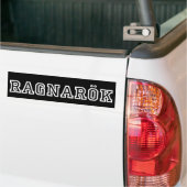 Autocollant De Voiture Ragnarok (Sur camion)