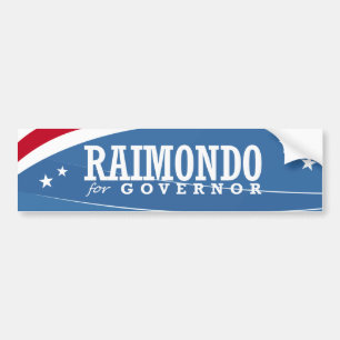 AUTOCOLLANT DE VOITURE RAIMONDO POUR LE GOUVERNEUR 2014