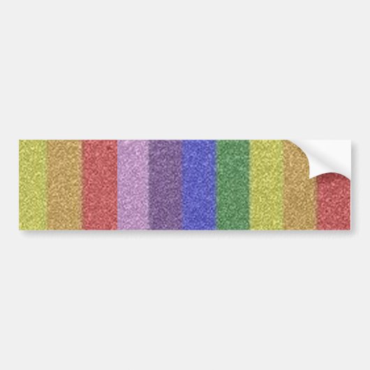AUTOCOLLANT DE VOITURE RAINBOW (Devant)