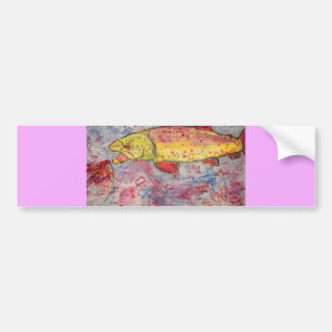 Autocollant De Voiture Rainbow Trout