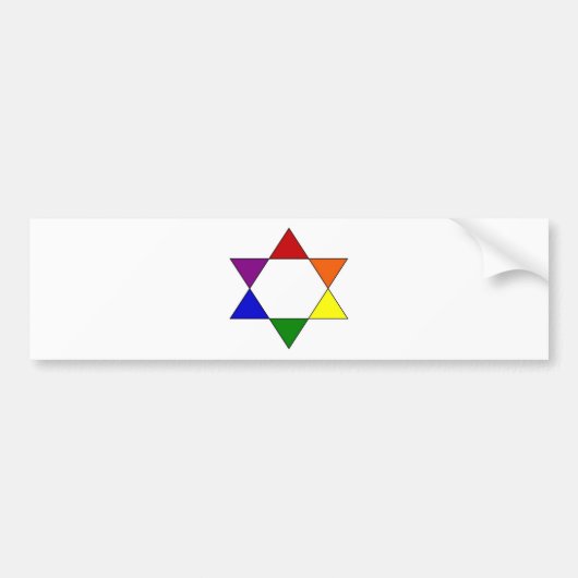 Autocollant De Voiture rainbowstar (Devant)