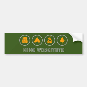 Autocollant De Voiture Randonnée Yosemite