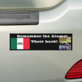 Autocollant De Voiture Rappelez-vous Alamo ! (En voiture)
