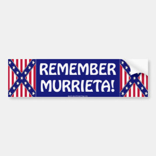 AUTOCOLLANT DE VOITURE RAPPELEZ-VOUS MURRIETA