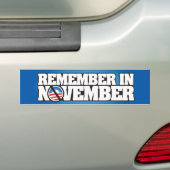 Autocollant De Voiture Rappelez-vous novembre (En voiture)