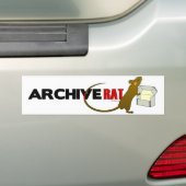 Autocollant De Voiture Rat d'archives (version 2) (En voiture)