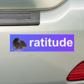 Autocollant De Voiture ratitude (En voiture)