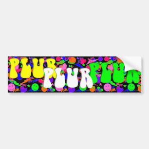 Autocollant De Voiture Rave Kandi Kid PLUR