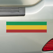Autocollant De Voiture Rayures de base de Rasta (En voiture)