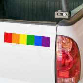 AUTOCOLLANT DE VOITURE "RAYURES VERTICALES D'ARC-EN-CIEL " (Sur camion)
