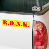 AUTOCOLLANT DE VOITURE RDNK (Sur camion)