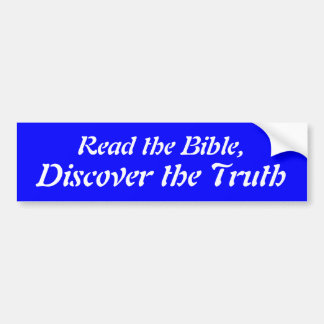 Autocollant De Voiture Read the Bible