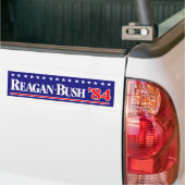 Autocollant De Voiture Reagan Bush 84 (Sur camion)