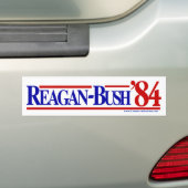 Autocollant De Voiture Reagan Bush 84 (En voiture)