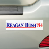 Autocollant De Voiture Reagan Bush 84 (En voiture)