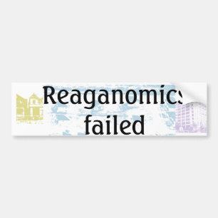 Autocollant De Voiture Reaganomics a échoué