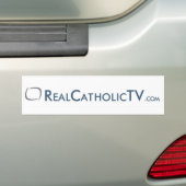 Autocollant De Voiture RealCatholicTV.com (En voiture)