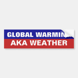 Autocollant De Voiture Réchauffement climatique AKA Sticker pare-chocs mé