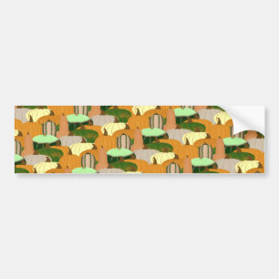 Autocollant De Voiture Récolte Motif d'automne